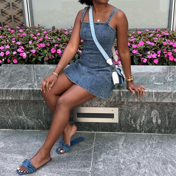 Carla Denim Mini dress - Picture 2 of 3